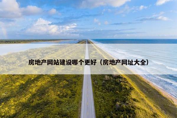 房地产网站建设哪个更好（房地产网址大全）