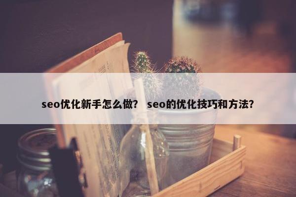 seo优化新手怎么做? seo的优化技巧和方法? seo优化新手怎么做? seo的优化技巧和方法?