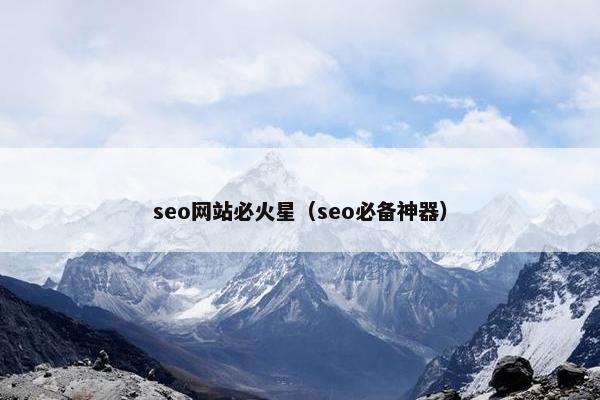seo网站必火星（seo必备神器）