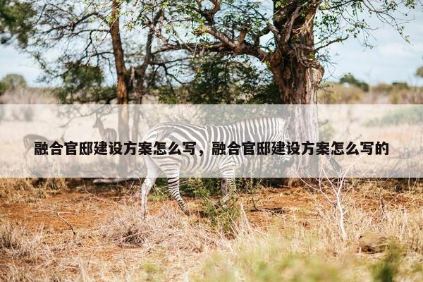 融合官邸建设方案怎么写，融合官邸建设方案怎么写的