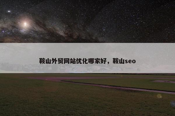 鞍山外贸网站优化哪家好，鞍山seo