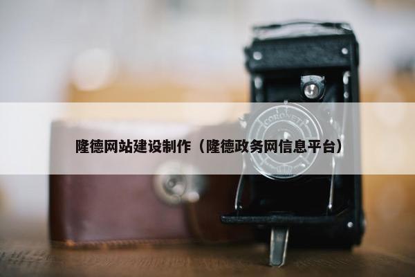 隆德网站建设制作（隆德政务网信息平台）