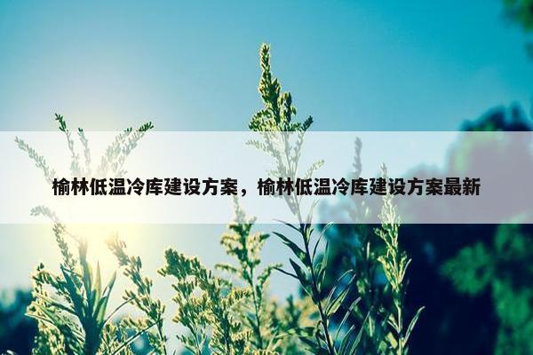 榆林低温冷库建设方案，榆林低温冷库建设方案最新