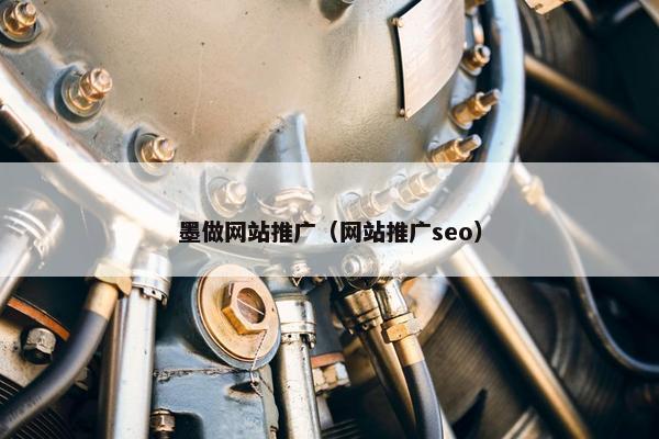 墨做网站推广（网站推广seo）