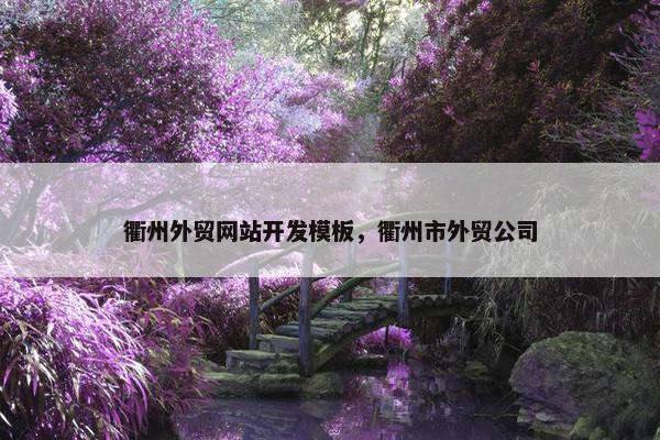 衢州外贸网站开发模板，衢州市外贸公司