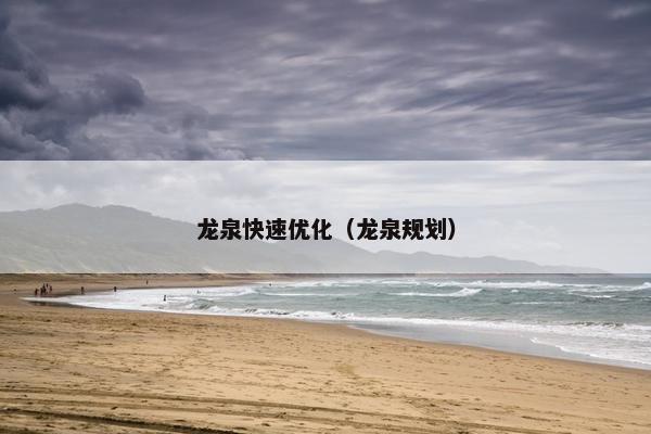 龙泉快速优化（龙泉规划）