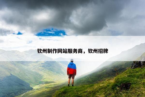 钦州制作网站服务商，钦州招牌