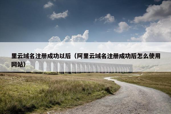 里云域名注册成功以后（阿里云域名注册成功后怎么使用网站）