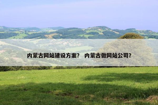 内蒙古网站建设方案？ 内蒙古做网站公司？