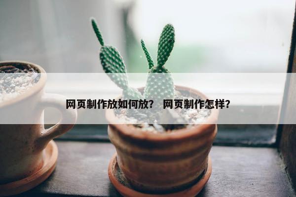 网页制作放如何放？ 网页制作怎样？
