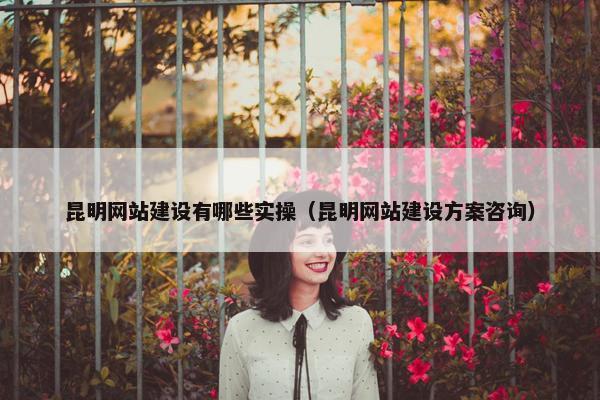 昆明网站建设有哪些实操（昆明网站建设方案咨询）