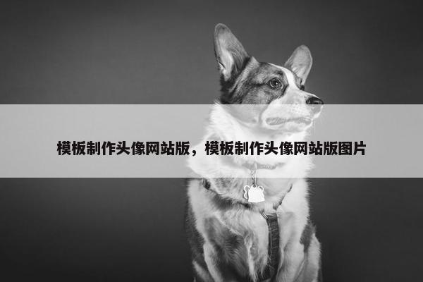 模板制作头像网站版，模板制作头像网站版图片