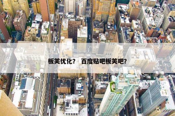 板芙优化？ 百度贴吧板芙吧？