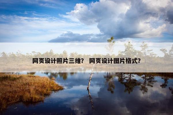 网页设计照片三维？ 网页设计图片格式？