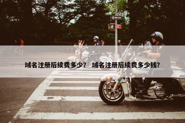 域名注册后续费多少？ 域名注册后续费多少钱？