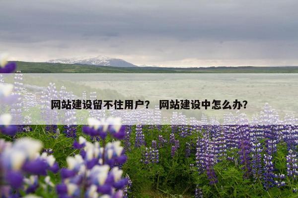 网站建设留不住用户？ 网站建设中怎么办？