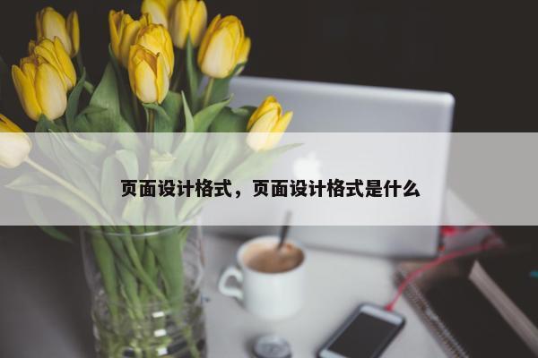 页面设计格式，页面设计格式是什么