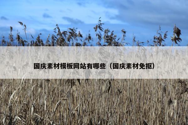 国庆素材模板网站有哪些（国庆素材免抠）