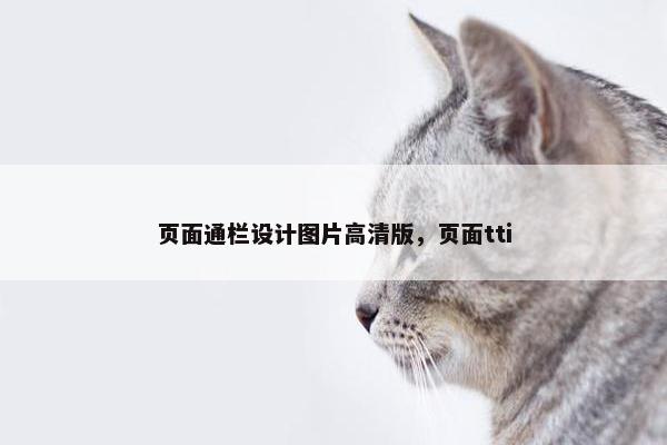 页面通栏设计图片高清版，页面tti