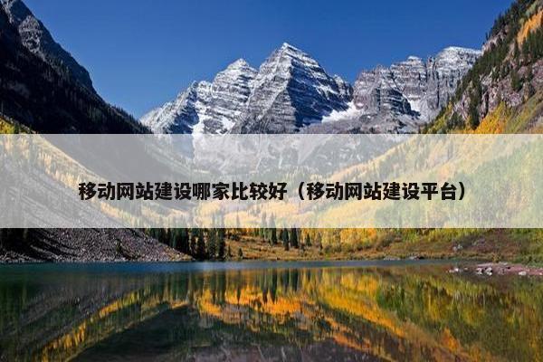 移动网站建设哪家比较好（移动网站建设平台）