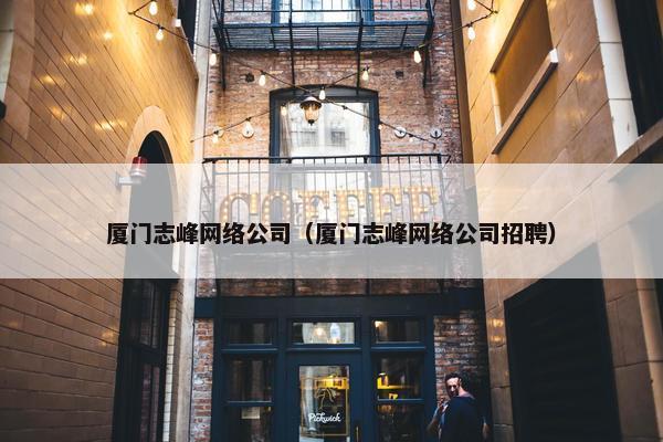 厦门志峰网络公司（厦门志峰网络公司招聘）