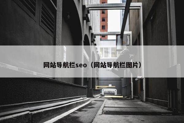 网站导航栏seo（网站导航栏图片）