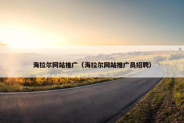 海拉尔网站推广（海拉尔网站推广员招聘）