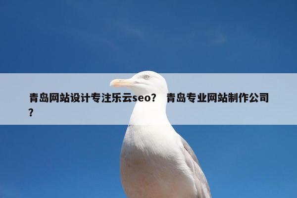 青岛网站设计专注乐云seo？ 青岛专业网站制作公司？