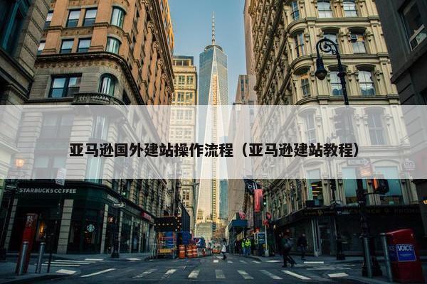 亚马逊国外建站操作流程（亚马逊建站教程）