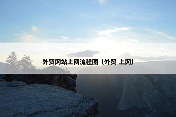 外贸网站上网流程图（外贸 上网）