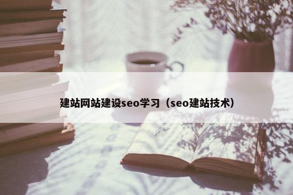 建站网站建设seo学习（seo建站技术）