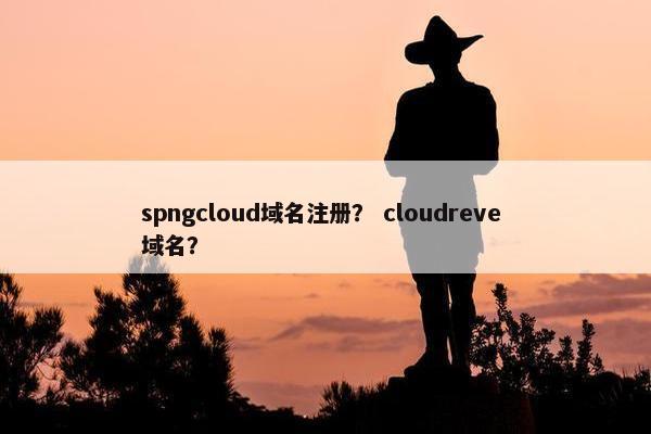spngcloud域名注册？ cloudreve 域名？