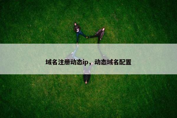 域名注册动态ip，动态域名配置