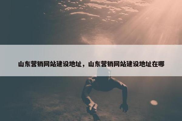 山东营销网站建设地址，山东营销网站建设地址在哪