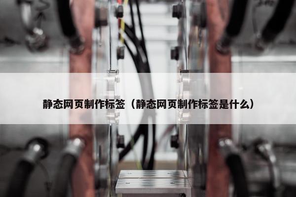 静态网页制作标签（静态网页制作标签是什么）