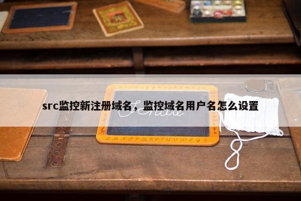 src监控新注册域名，监控域名用户名怎么设置