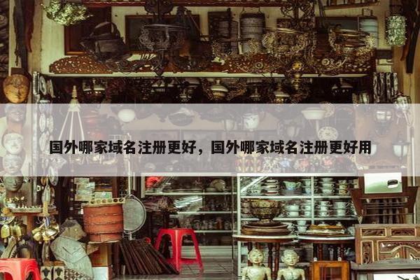 国外哪家域名注册更好，国外哪家域名注册更好用