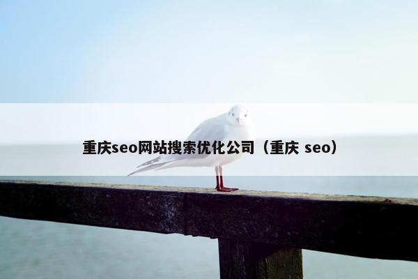 重庆seo网站搜索优化公司（重庆 seo）