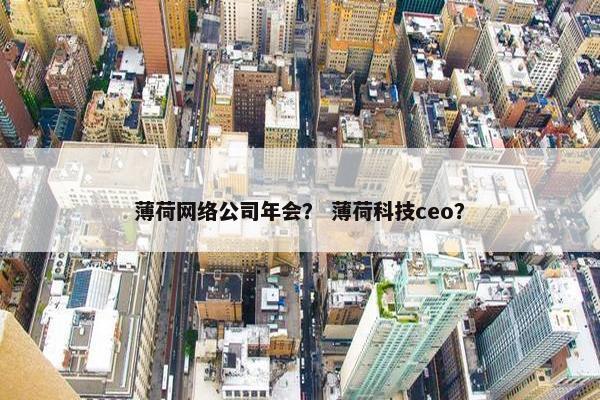 薄荷网络公司年会？ 薄荷科技ceo？
