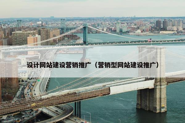 设计网站建设营销推广（营销型网站建设推广）