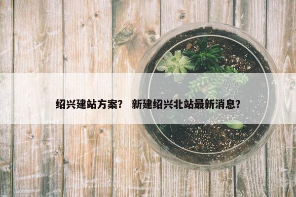 绍兴建站方案？ 新建绍兴北站最新消息？