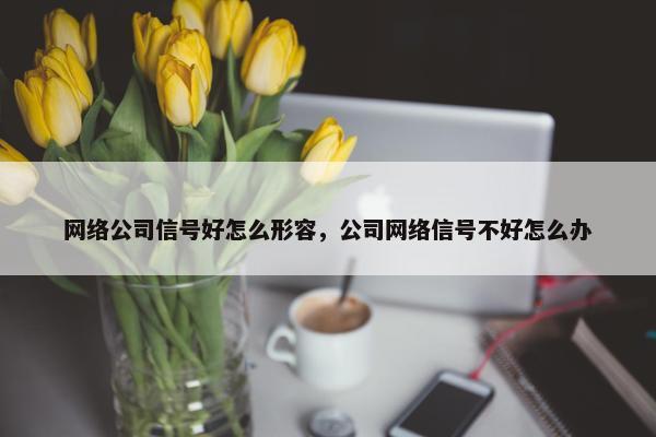 网络公司信号好怎么形容，公司网络信号不好怎么办