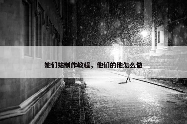她们站制作教程，他们的他怎么做