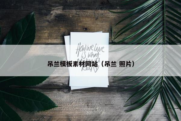 吊兰模板素材网站（吊兰 照片）