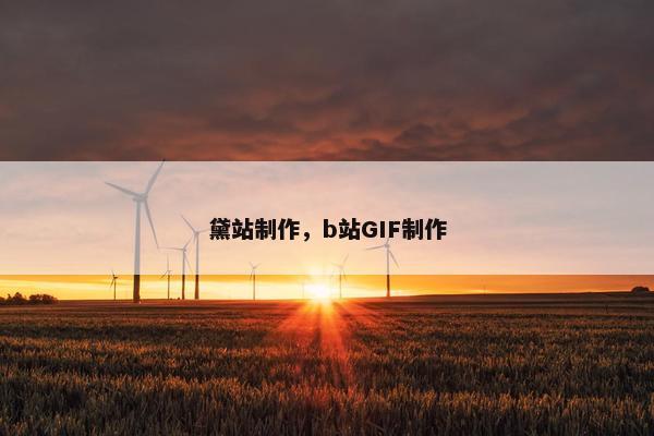 黛站制作，b站GIF制作