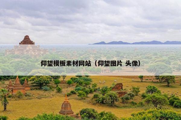 仰望模板素材网站（仰望图片 头像）