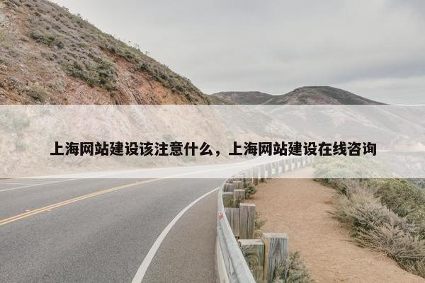 上海网站建设该注意什么，上海网站建设在线咨询