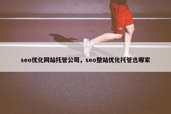 seo优化网站托管公司，seo整站优化托管选哪家