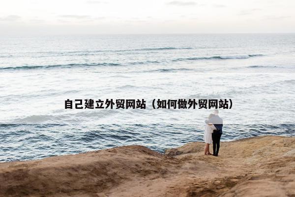 自己建立外贸网站（如何做外贸网站）